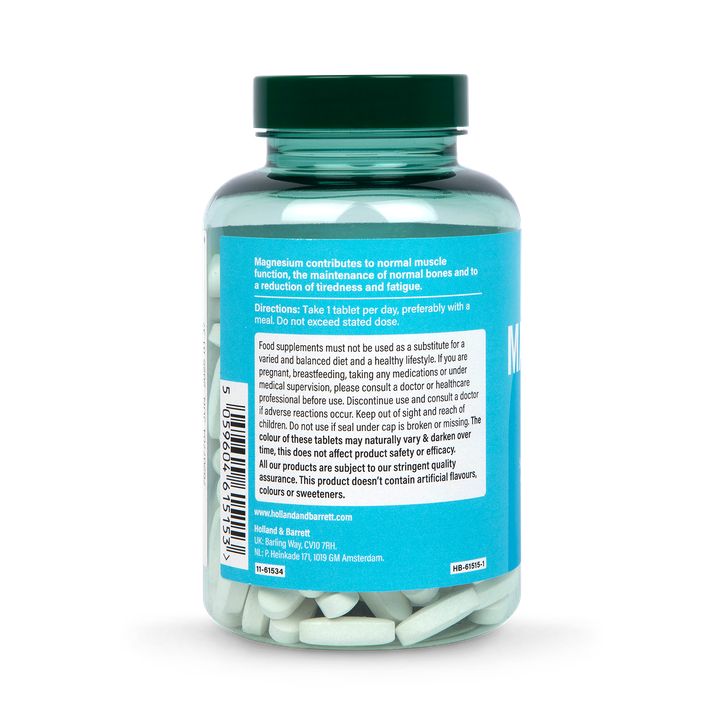 Holland & Barrett Magnesium 375mg 180 Tablets image 3