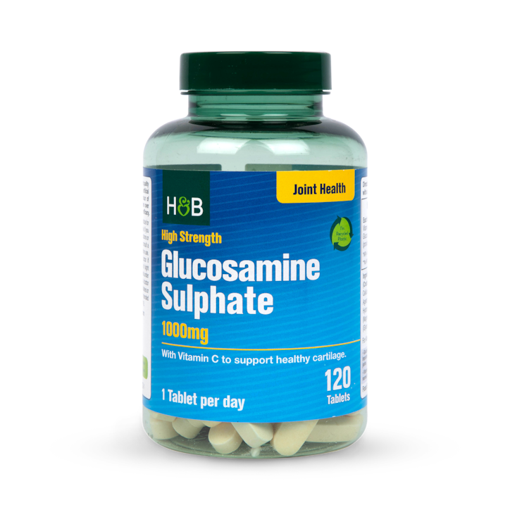 Holland & Barrett Glucosamine Sulphate 1000mg 120 Tablets image 1