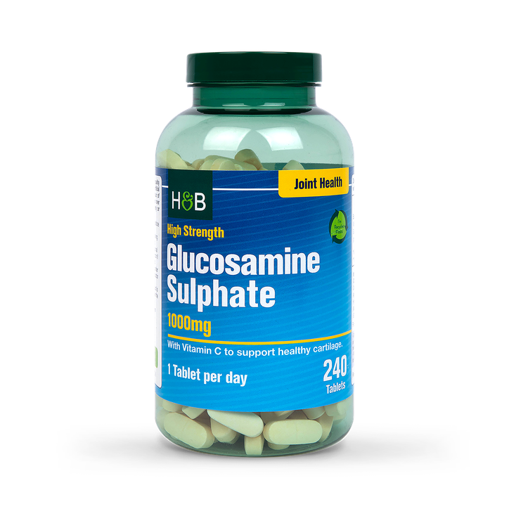 Holland & Barrett Glucosamine Sulphate 1000mg 240 Tablets image 1