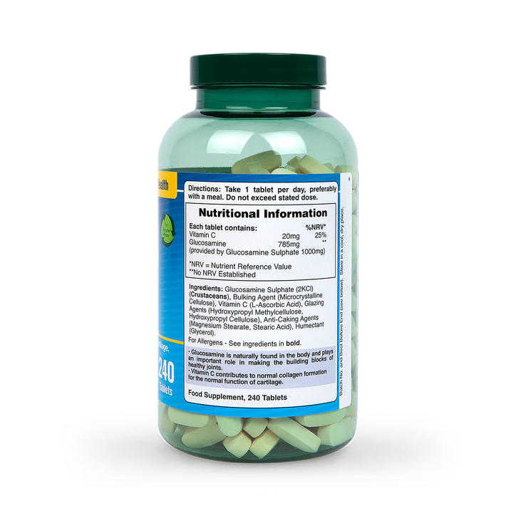 Holland & Barrett Glucosamine Sulphate 1000mg 240 Tablets image 2