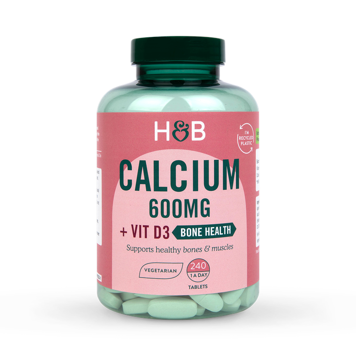 Holland & Barrett Calcium 600mg & Vit D 240 Tablets image 1