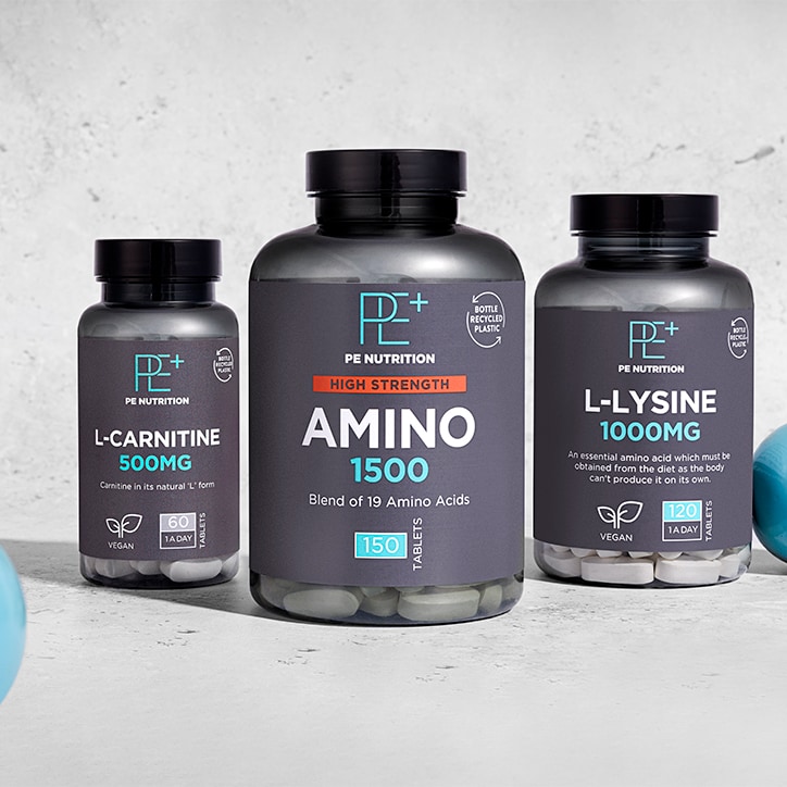 PE Nutrition L-Carnitine 60 Tablets 500mg