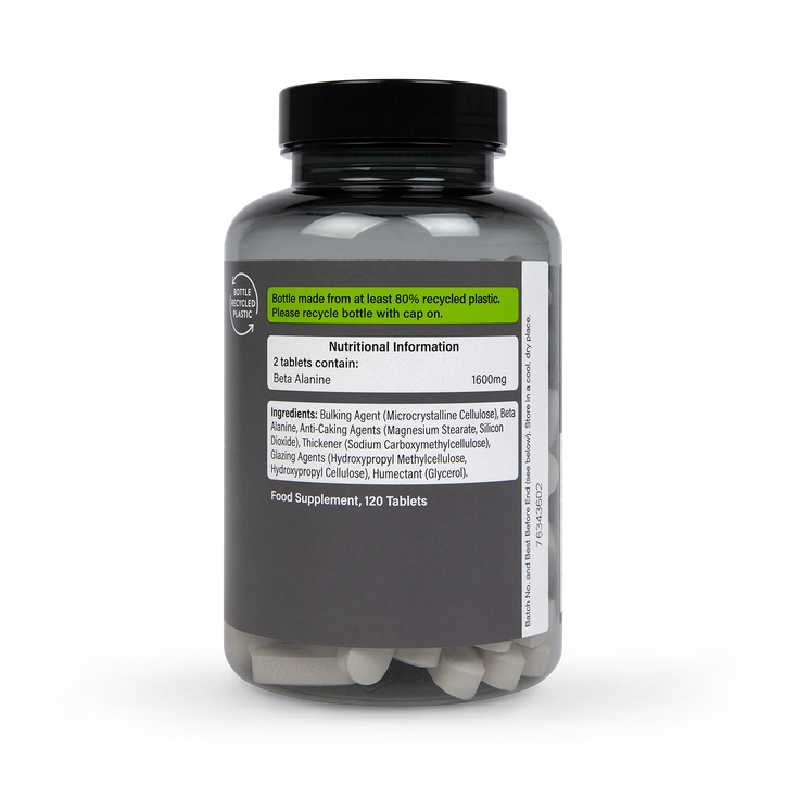 PE Nutrition Beta Alanine 800mg 120 Tablets image 2