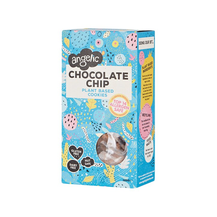 Angelic Gluten Free Choco Chip Cookies 125g image 2