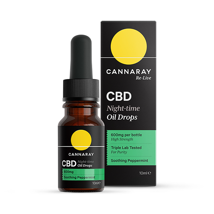 Cannaray Night-Time CBD Oil 600mg 10ml image 1