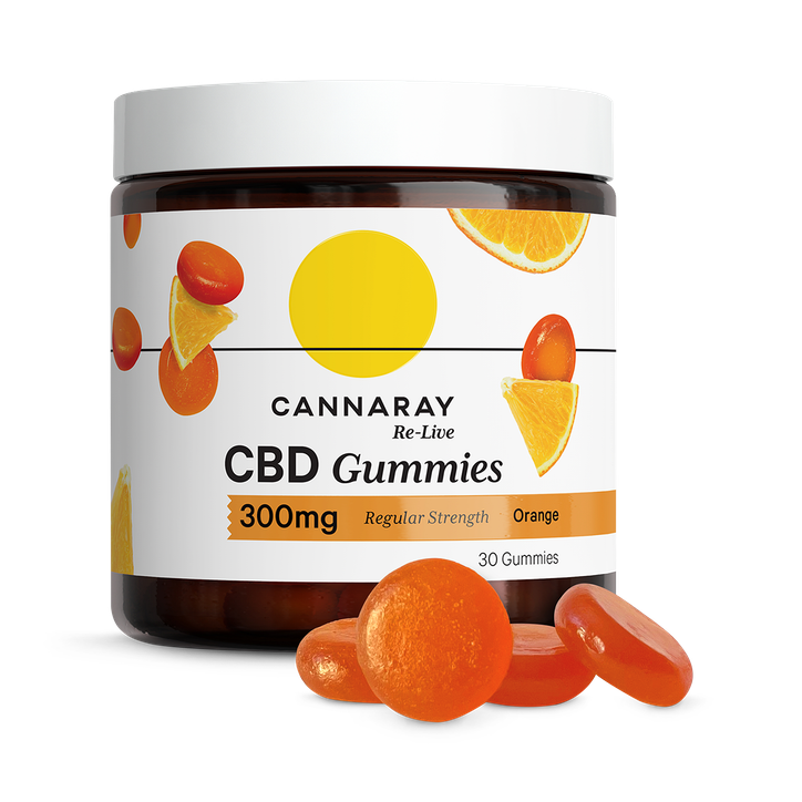 Cannaray Orange Cbd 10Mg Regular Strength 30 Gummies