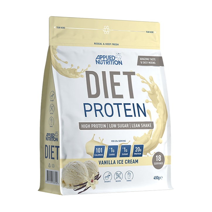 Applied Nutrition Diet Protein Powder Vanilla Ice Cream 450g-1