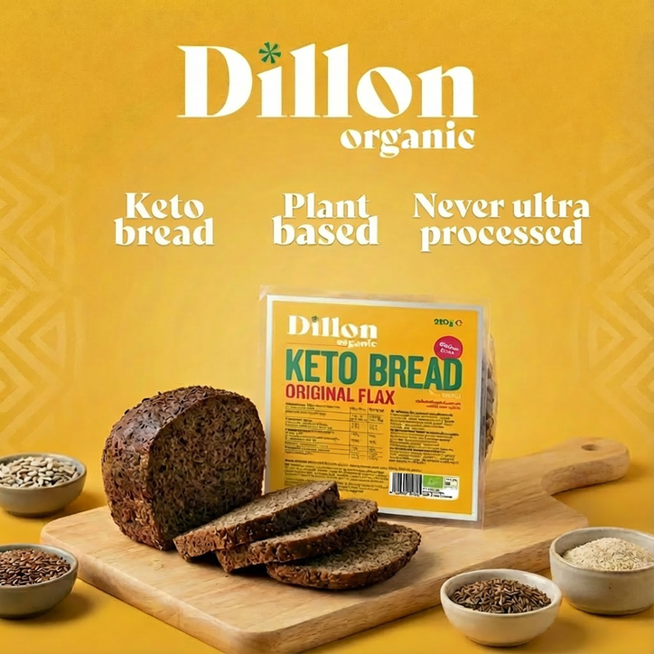 Dillon Organic Original Flax Keto Bread 250g image 2