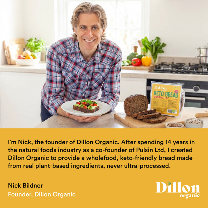 Dillon Organic Original Flax Keto Bread 250g image 4