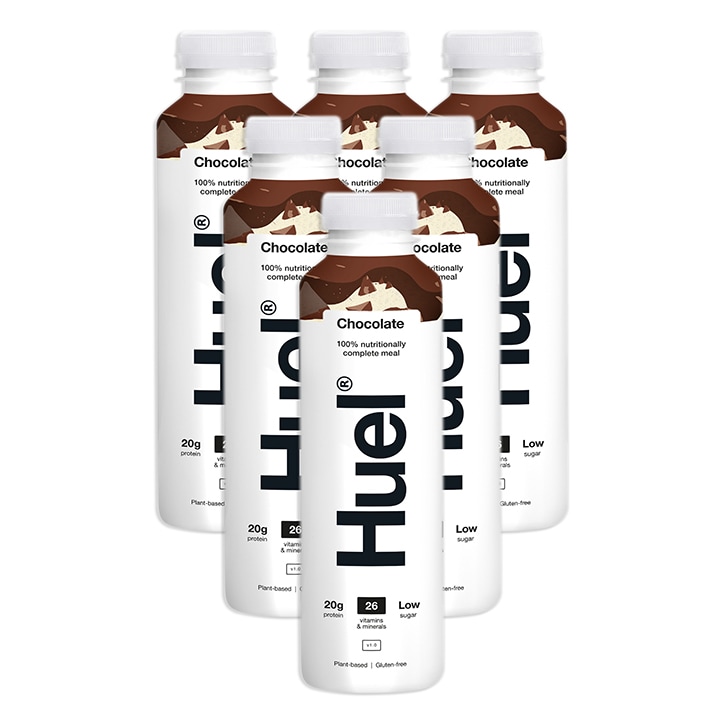 Huel 100% Nutritionally Complete Meal Chocolate 6 x 500ml image 1
