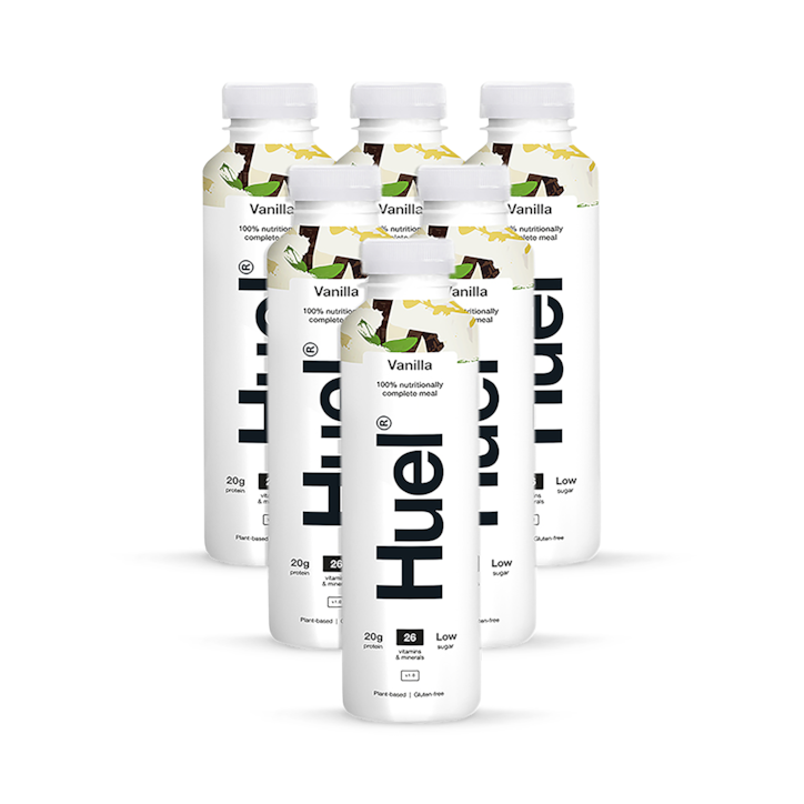 Huel 100% Nutritionally Complete Meal Vanilla 6 x 500ml image 1