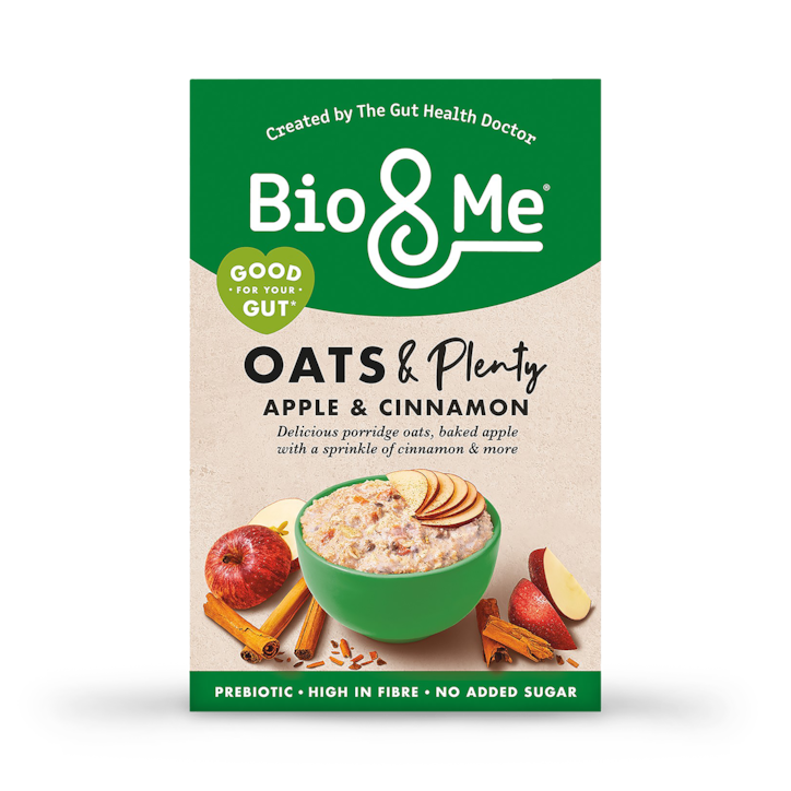 Bio & Me Oats & Plenty Apple & Cinnamon Gut-Loving Porridge 400g image 1