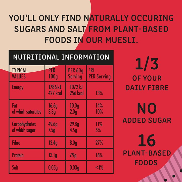 Bio & Me Super Seedy Gut-Loving Prebiotic Muesli 400g image 3