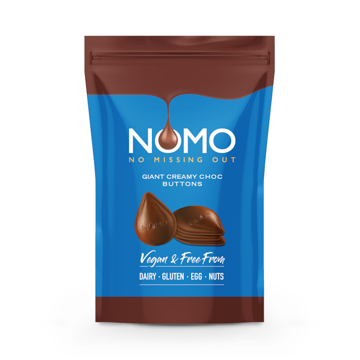 NOMO Creamy Choc Giant Buttons 110g image 1