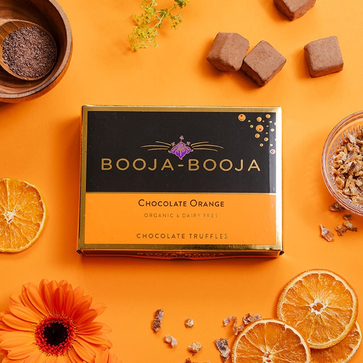 Booja-Booja Chocolate Orange Chocolate Truffles Box 92g-3