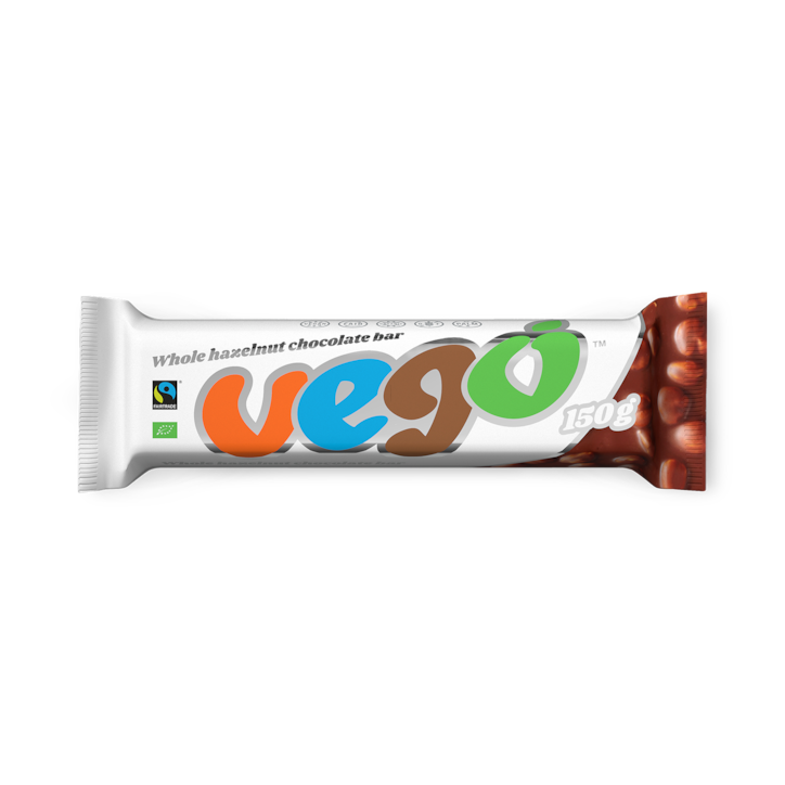 Vego Whole Hazelnut Chocolate Bar 150g image 1