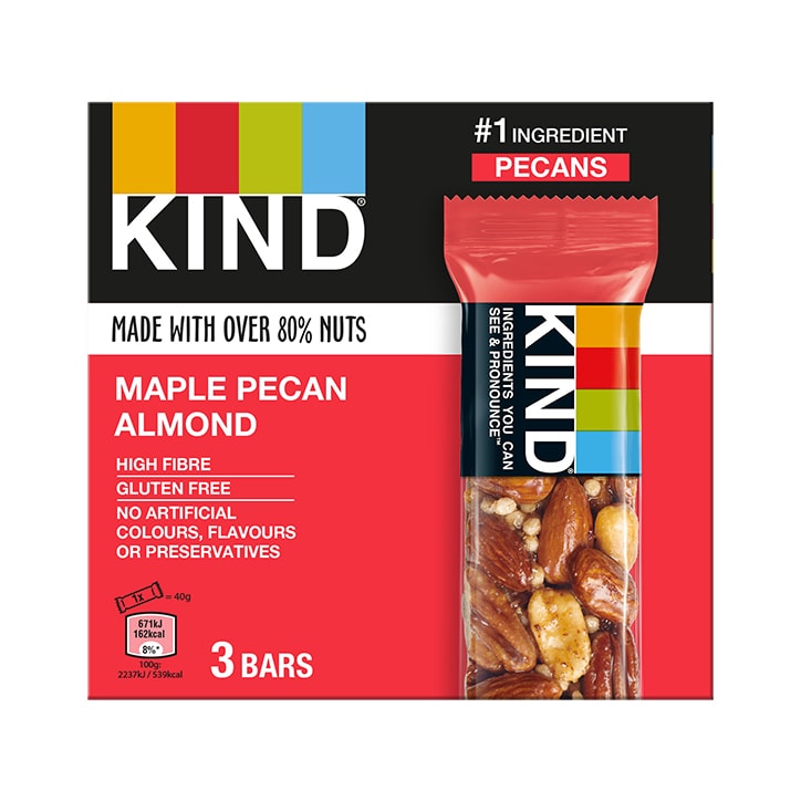 KIND Maple Pecan & Almond Multipack 3 x 30g image 1
