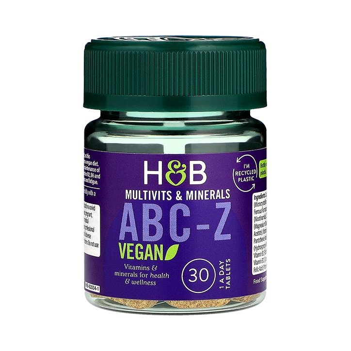 Holland & Barrett ABC to Z Vegan Multivitamins 30 Tablets-1