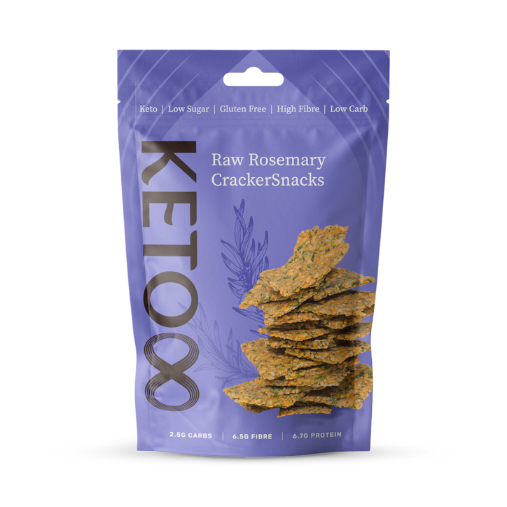 Keto8 Raw Rosemary CrackerSnacks 35g image 1