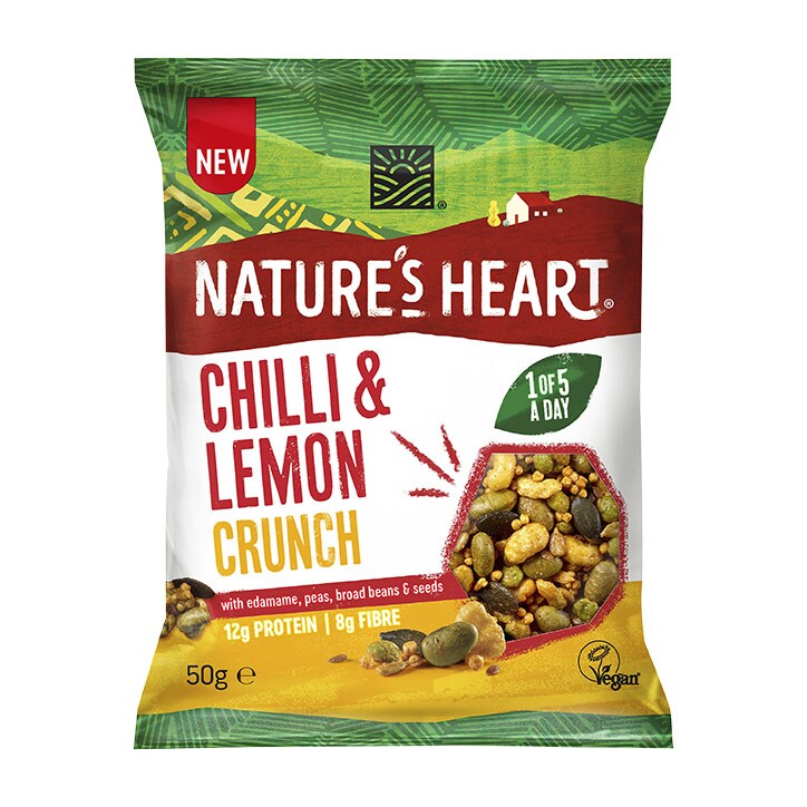 Natures Heart Crunch Chilli & Lemon 50g image 1