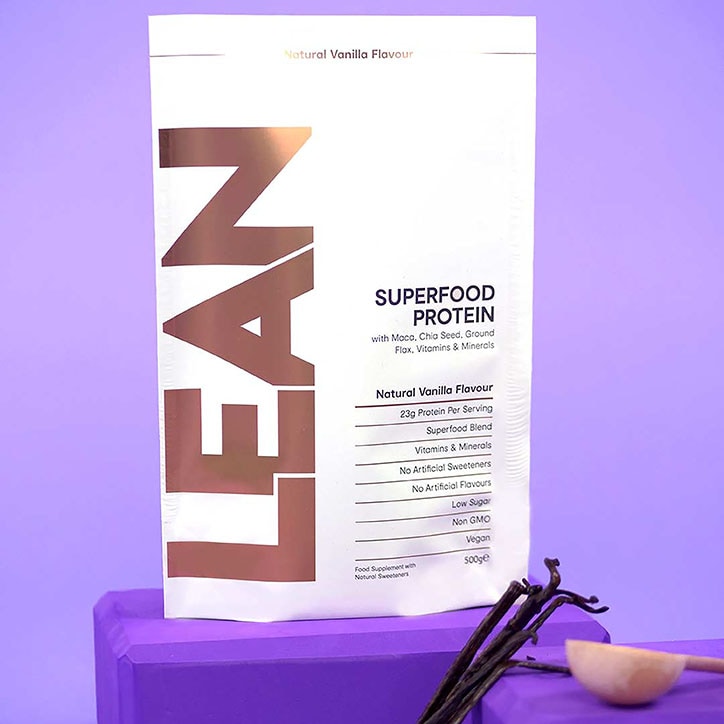 LEAN Superfood Protein Powder Vanilla 500g image 3