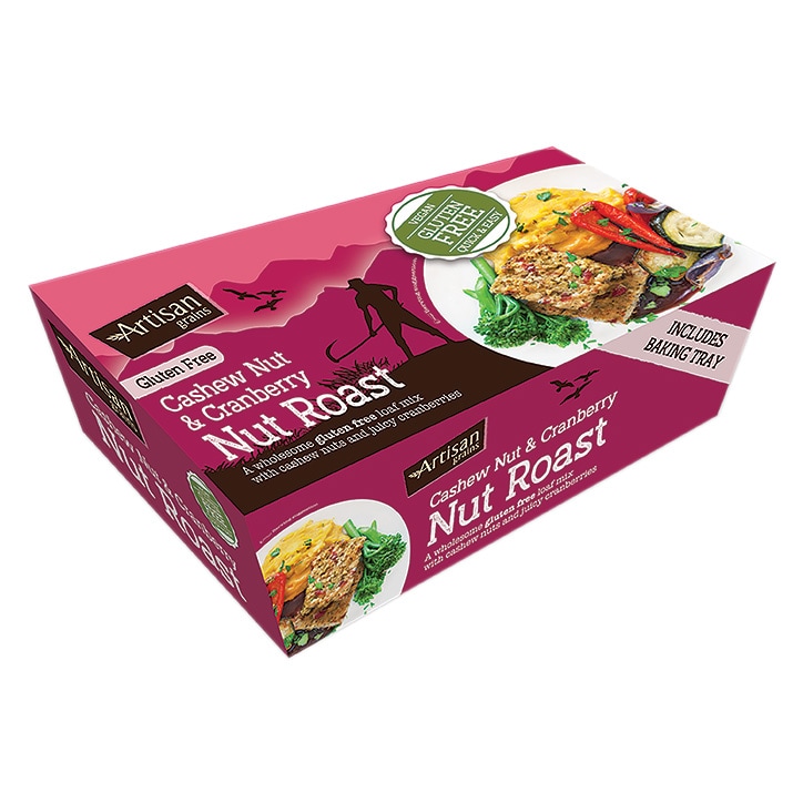 Artisan Grains Gluten Free Cashew Nut & Cranberry Nut Roast 200g image 2