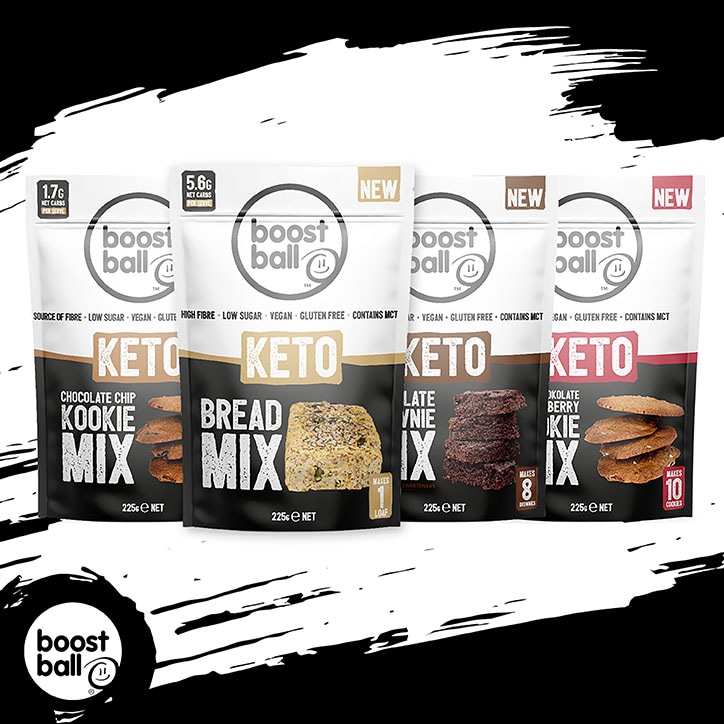 Boostball Keto Chocolate Brownie Mix with Natural Sweeteners 225g-2