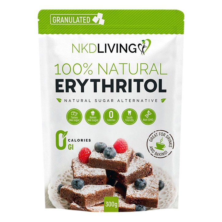 NKD Living Natural Erythritol Granulated Natural Sweetener 300g-1