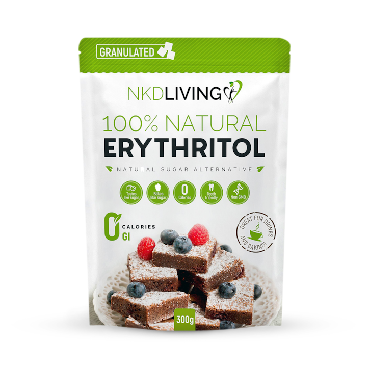 NKD Living Natural Erythritol Granulated Natural Sweetener 300g image 1