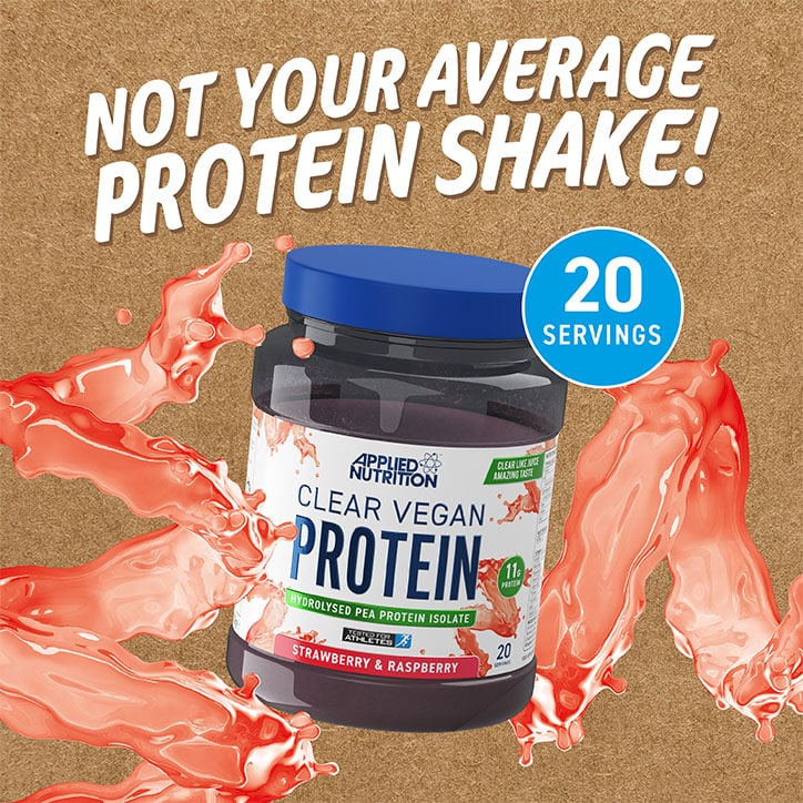 Applied Nutrition Clear Vegan Protein Strawberry & Raspberry 300g