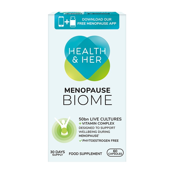 Health & Her Menopause Biome Food Supplement 60 Capsules-1