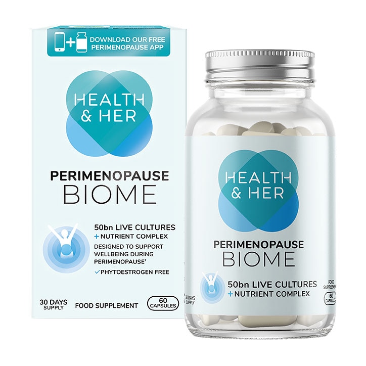 Health & Her Perimenopause Biome Food Supplement 60 Capsules-1