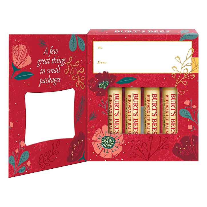 Burt's Bees Beeswax Bounty Gift Set - x4 Classic Lip Balms image 2