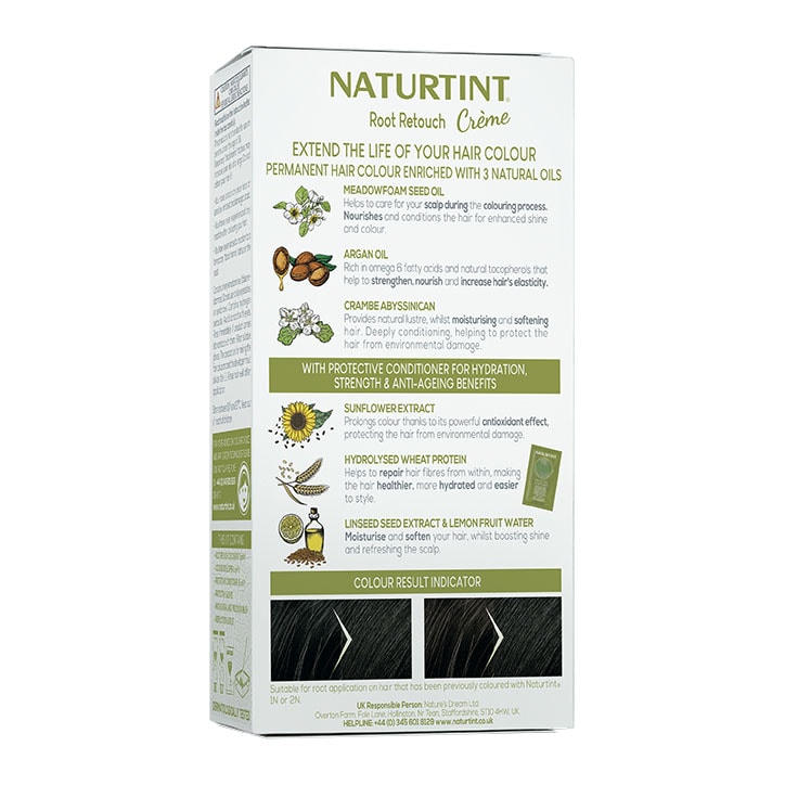 Naturtint Root Retouch Crème - Black Shades 45ml image 2