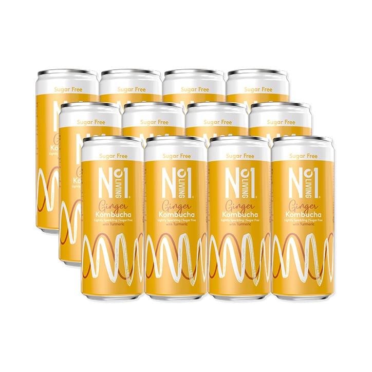 No.1 Living Ginger Sugar Free Kombucha Full Box 12 x 250ml image 1
