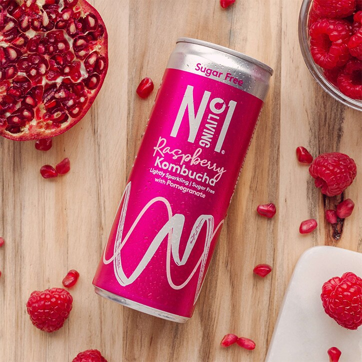 No.1 Living Raspberry Sugar Free Kombucha Full Box 12 x 250ml image 5