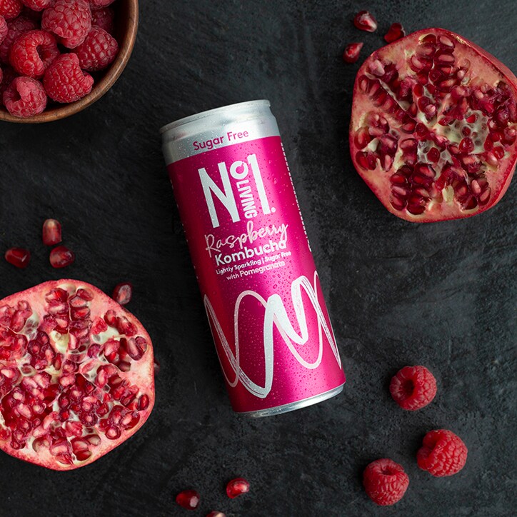No.1 Living Raspberry Sugar Free Kombucha Full Box 12 x 250ml image 6