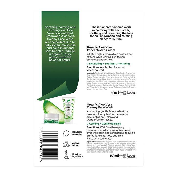 Dr Organic Aloe Vera Duo Gift Set image 3