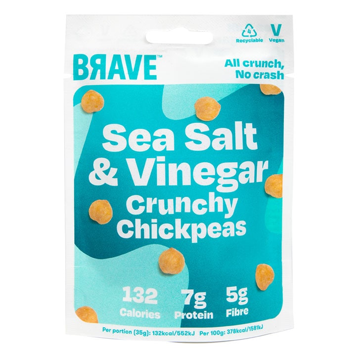 BRAVE Crunchy Chickpeas Sea Salt & Vinegar 35g-1