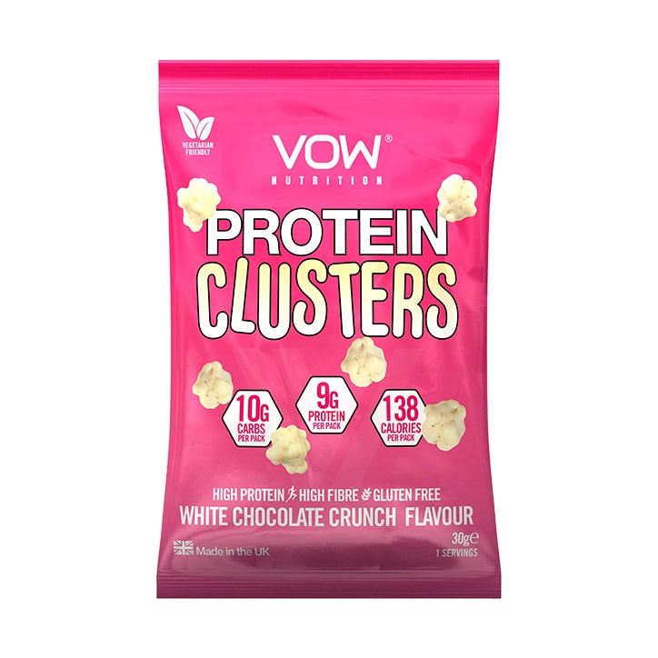 VOW Nutrition Protein Clusters White Chocolate 30g image 1