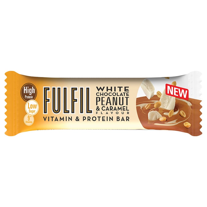 Fulfil White Choc Peanut Protein Bar 55g image 1