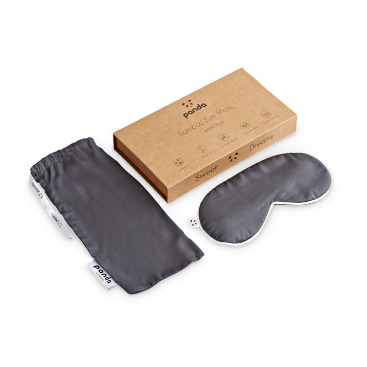 Panda London 100% Bamboo Eye Mask - Urban Grey image 3