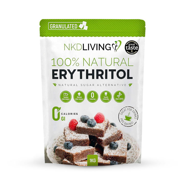 NKD Living Erythritol Granulated Natural Sugar Alternative 1kg image 1