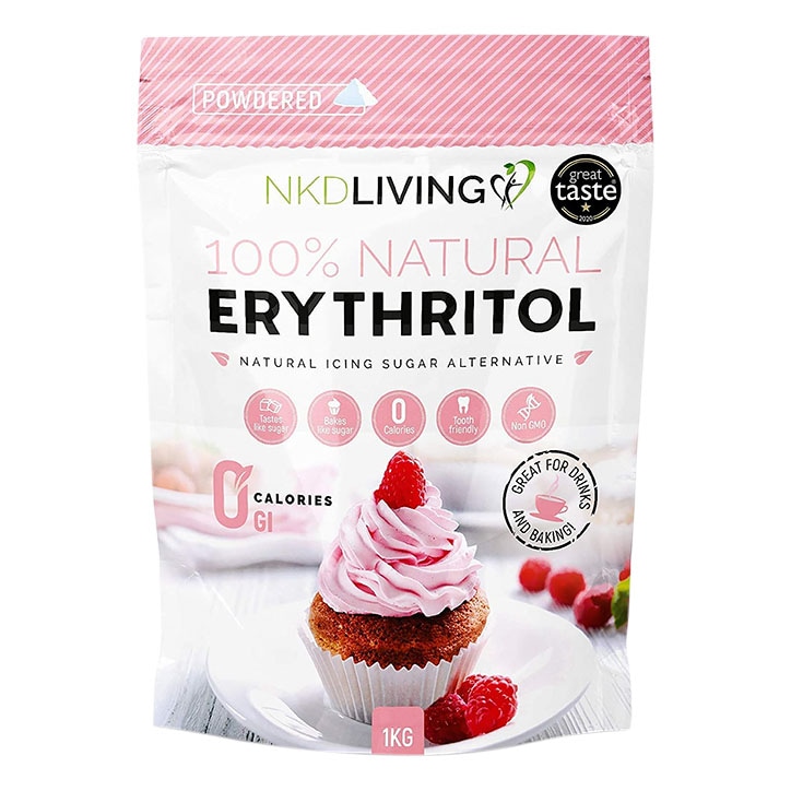 NKD Living Erythritol - Natural Icing Sugar Alternative 1kg