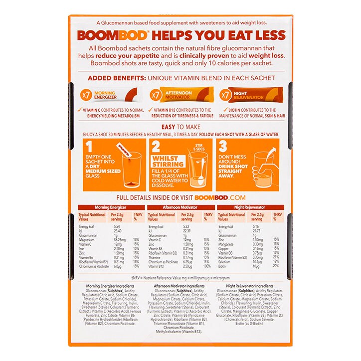 Boombod 7-Day Achiever Weightloss Shots - Orange-2