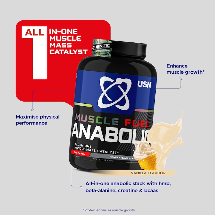 USN Muscle Fuel Anabolic Vanilla 2kg image 3