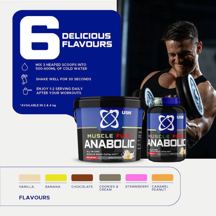 USN Muscle Fuel Anabolic Vanilla 2kg image 5