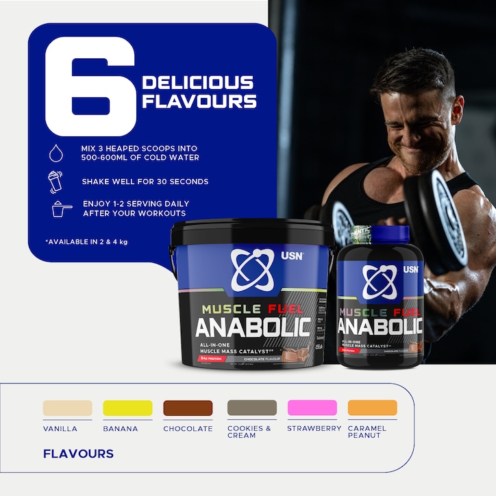 USN Muscle Fuel Anabolic Chocolate 2kg image 5