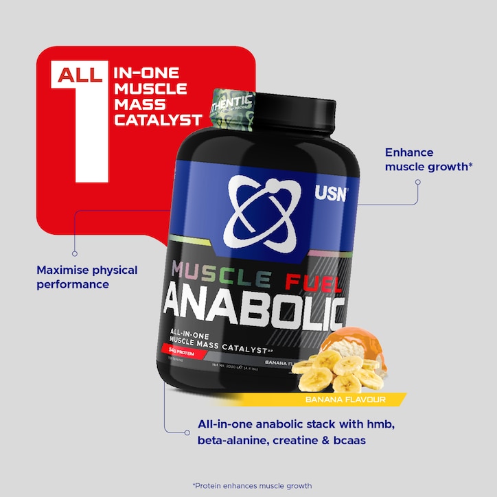 USN Muscle Fuel Anabolic Banana 2kg image 3