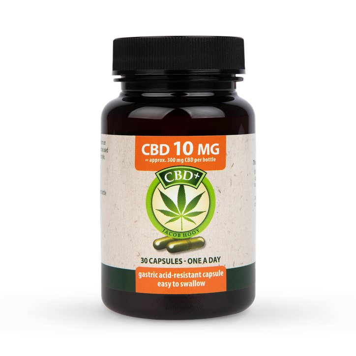 Jacob Hooy CBD 10mg 30 Capsules image 1